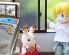ミニチュア窓枠＋網戸修復シートで、なんちゃって網戸のある窓を作りました